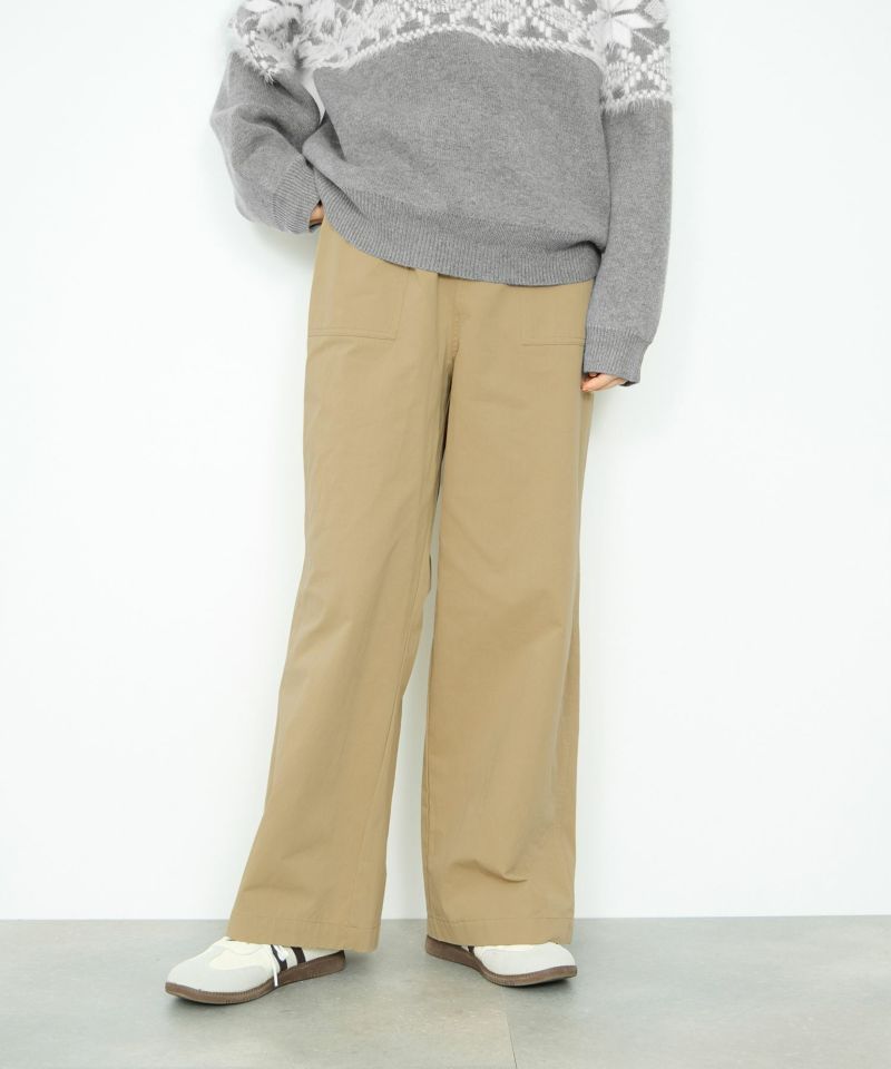 Idnes  ベイカーパンツ レディース商品画像-3