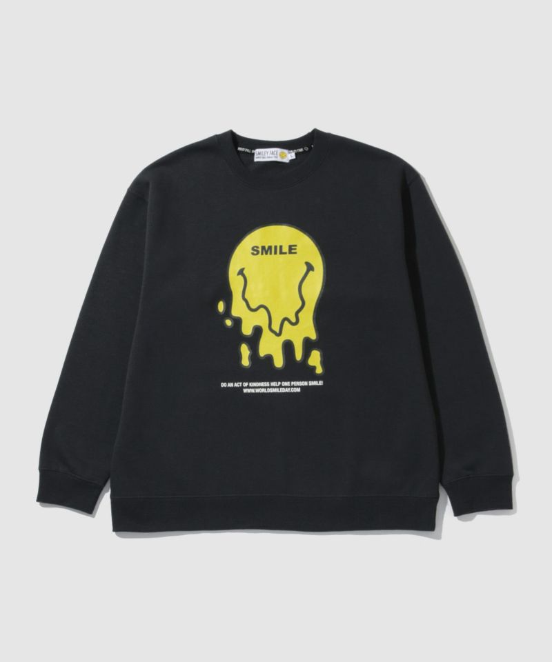 [期間限定価格]スマイリーフェイス プリントトレーナー メンズ商品画像-1
