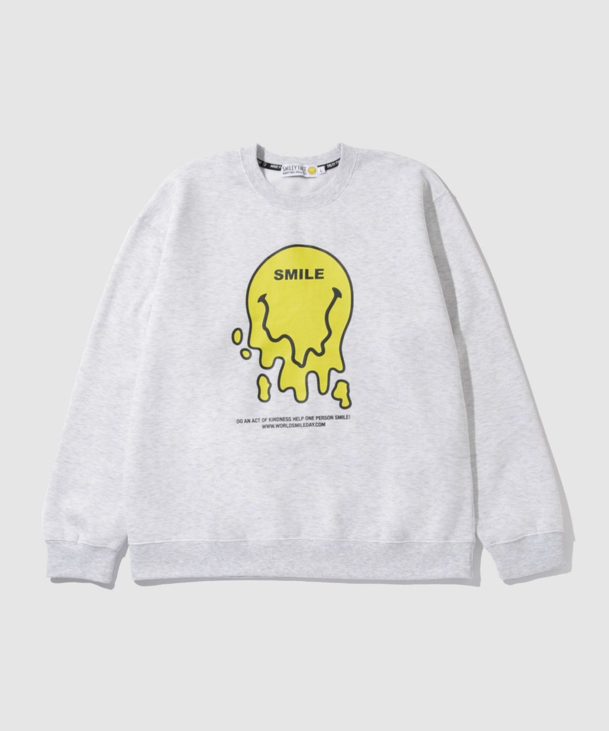 スマイリーフェイス プリントトレーナー メンズ