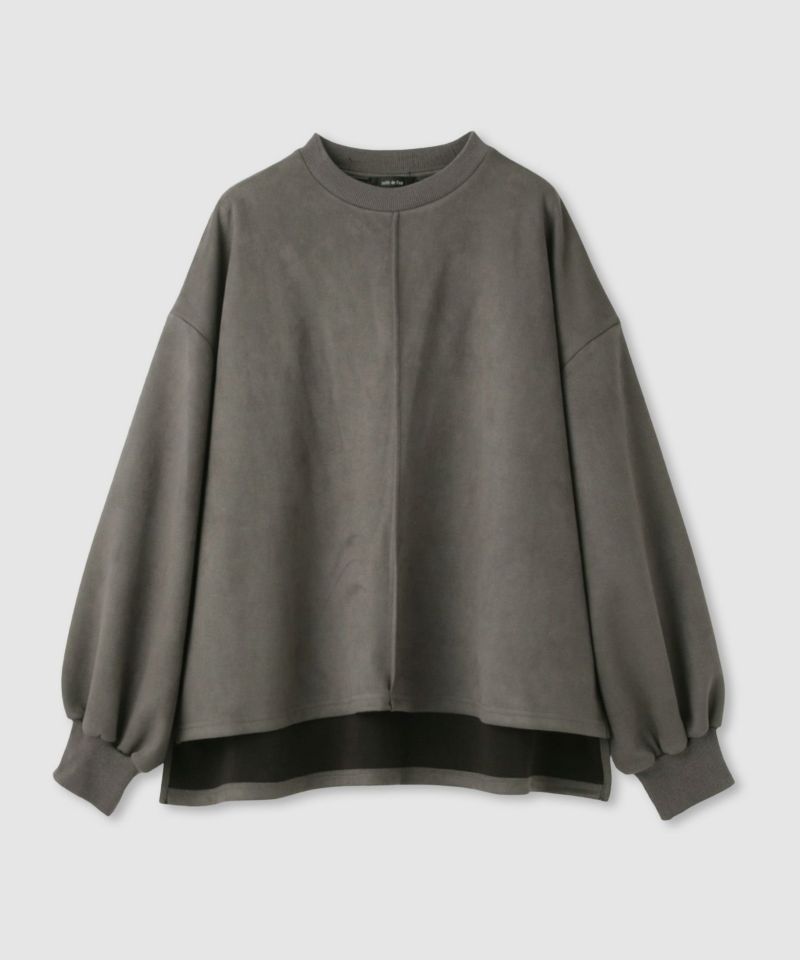 milli de l'air  ポンチ素材スエードライクプルオーバー レディース商品画像-14