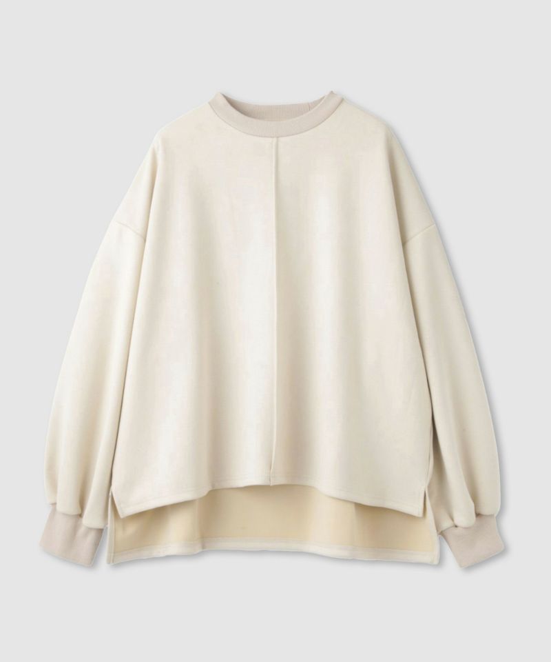 milli de l'air  ポンチ素材スエードライクプルオーバー レディース商品画像-15