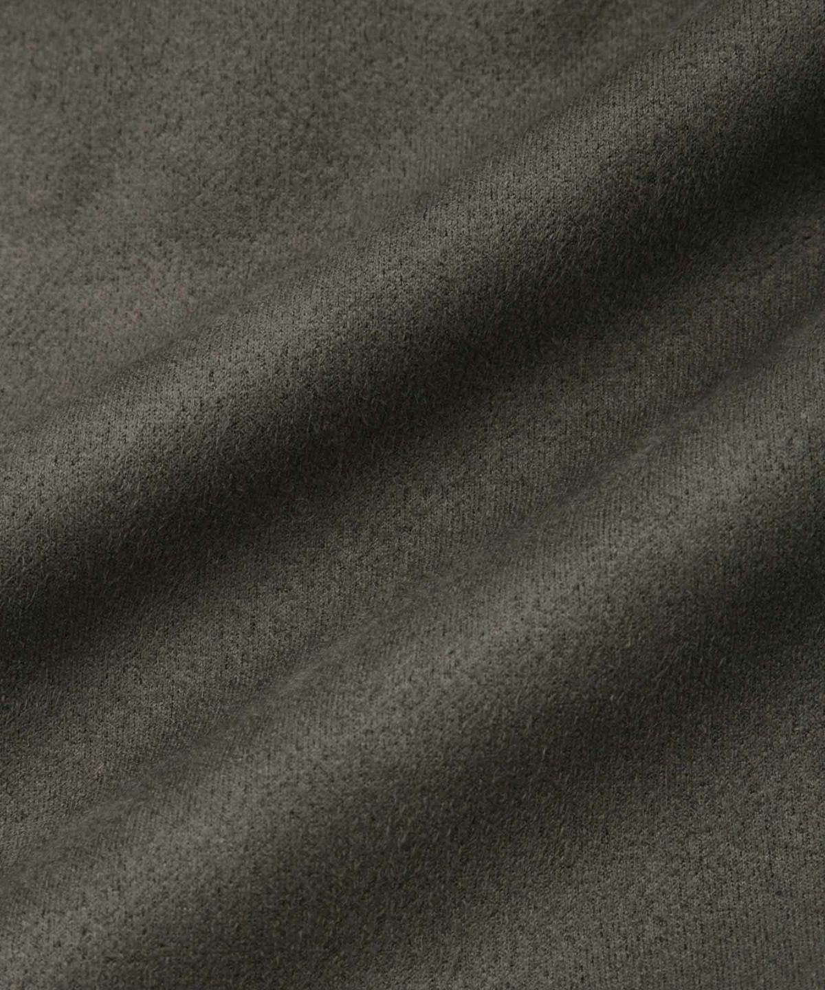 milli de l'air ポンチ素材スエードライクプルオーバー レディース