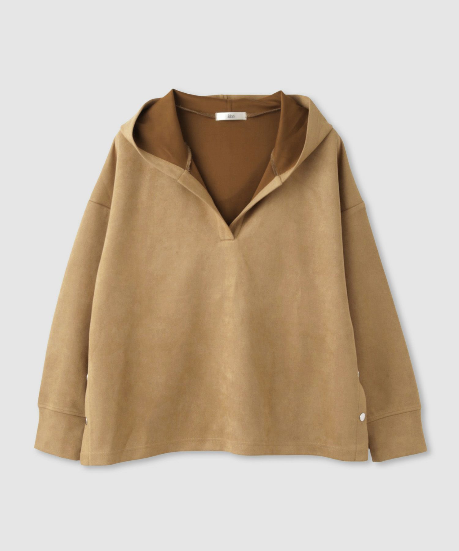 [値下げ]Idnes  スエードライク起毛パーカー レディース商品画像-19