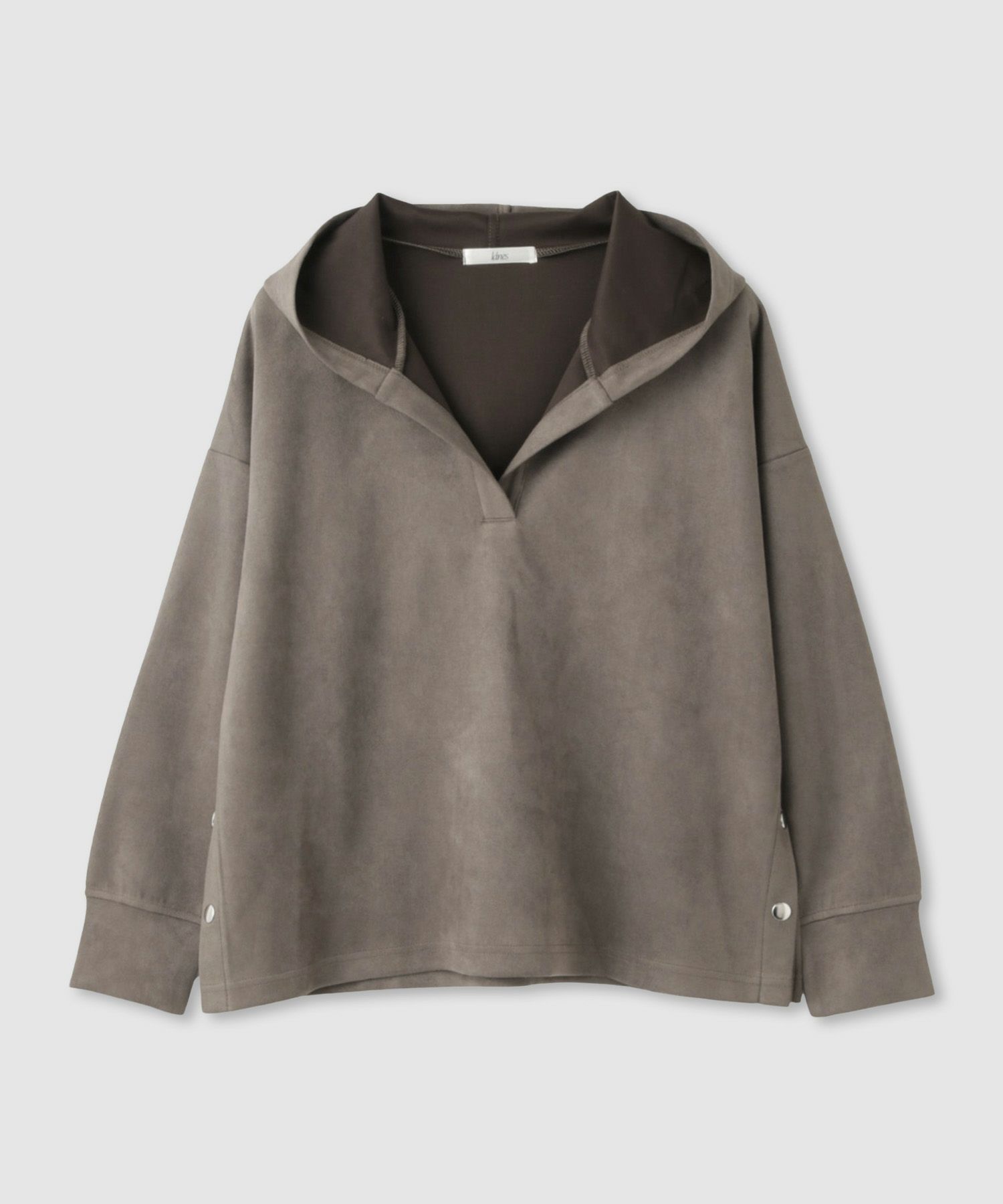 [値下げ]Idnes  スエードライク起毛パーカー レディース商品画像-21