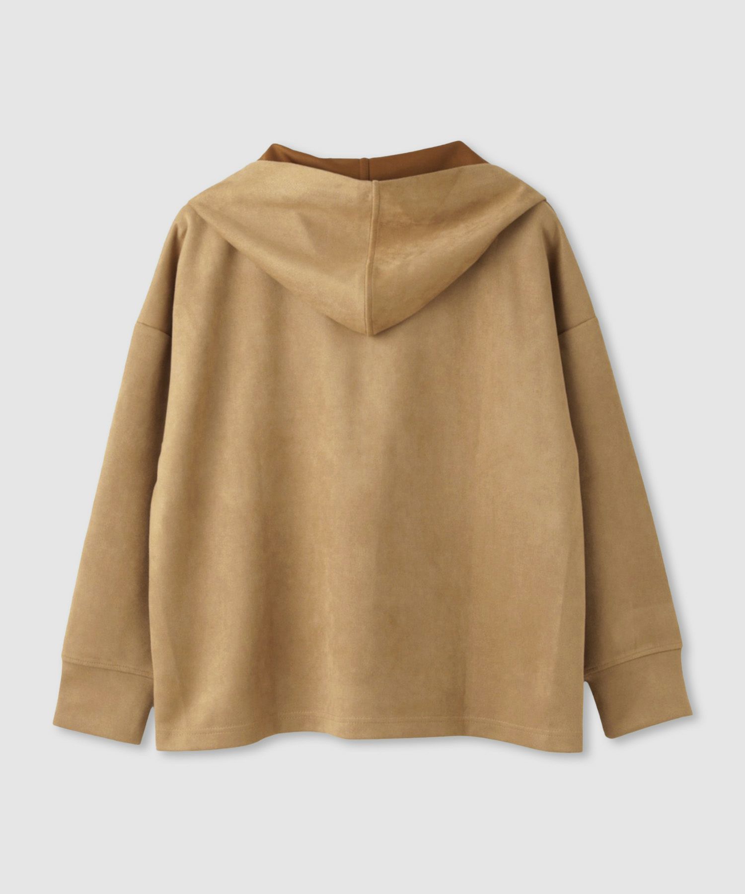 [値下げ]Idnes  スエードライク起毛パーカー レディース商品画像-22