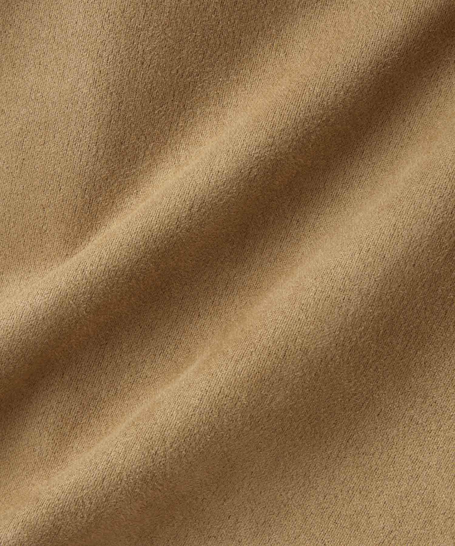 Idnes スエードライク起毛パーカー レディース