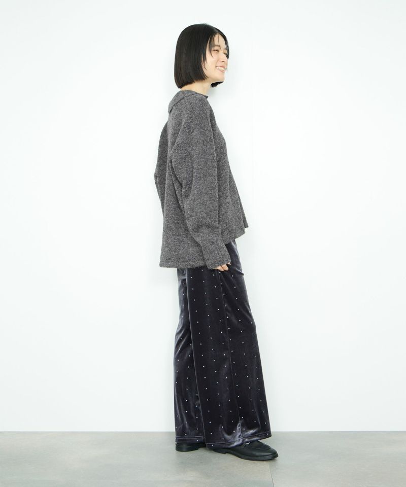 Idnes  スキッパーポロニット レディース商品画像-7