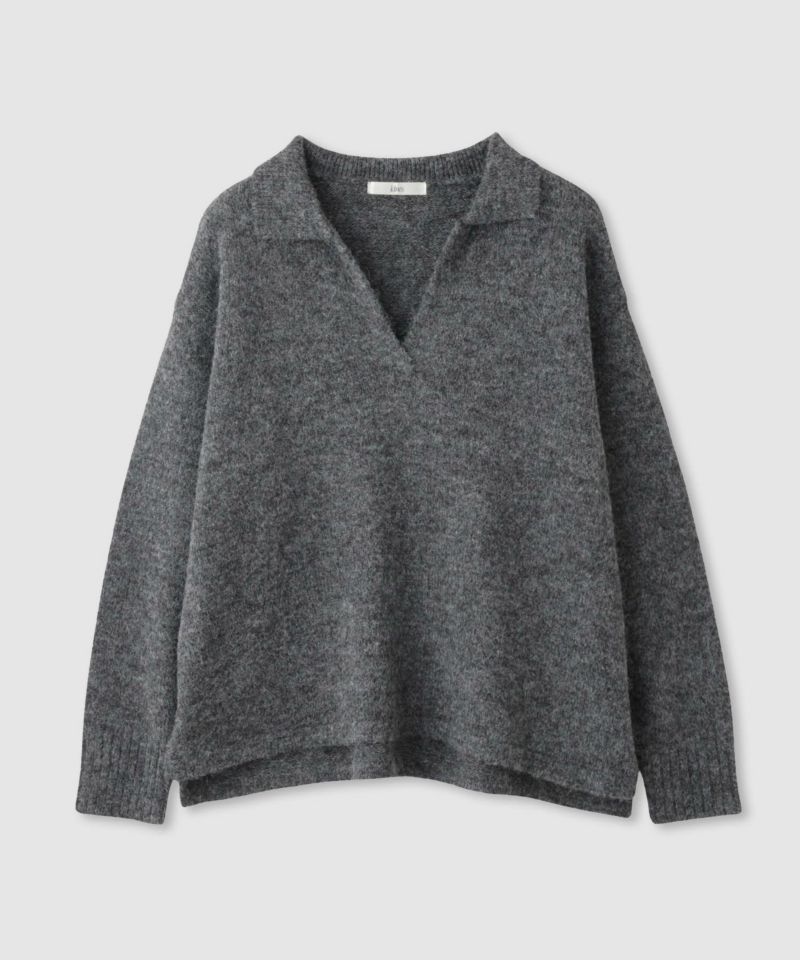 Idnes  スキッパーポロニット レディース商品画像-11