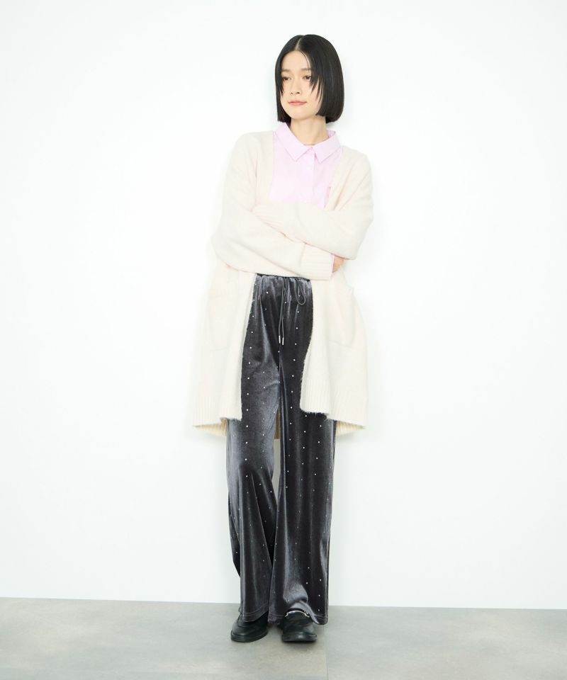 Idnes  ロングニットカーディガン レディース商品画像-11