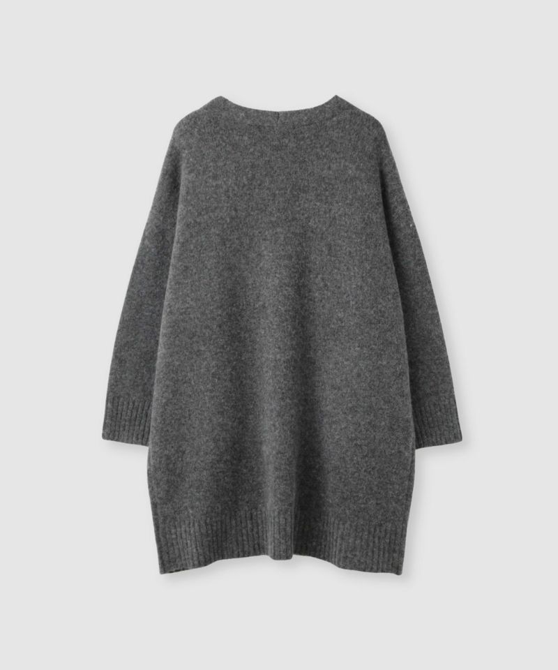 Idnes ロングニットカーディガン レディース