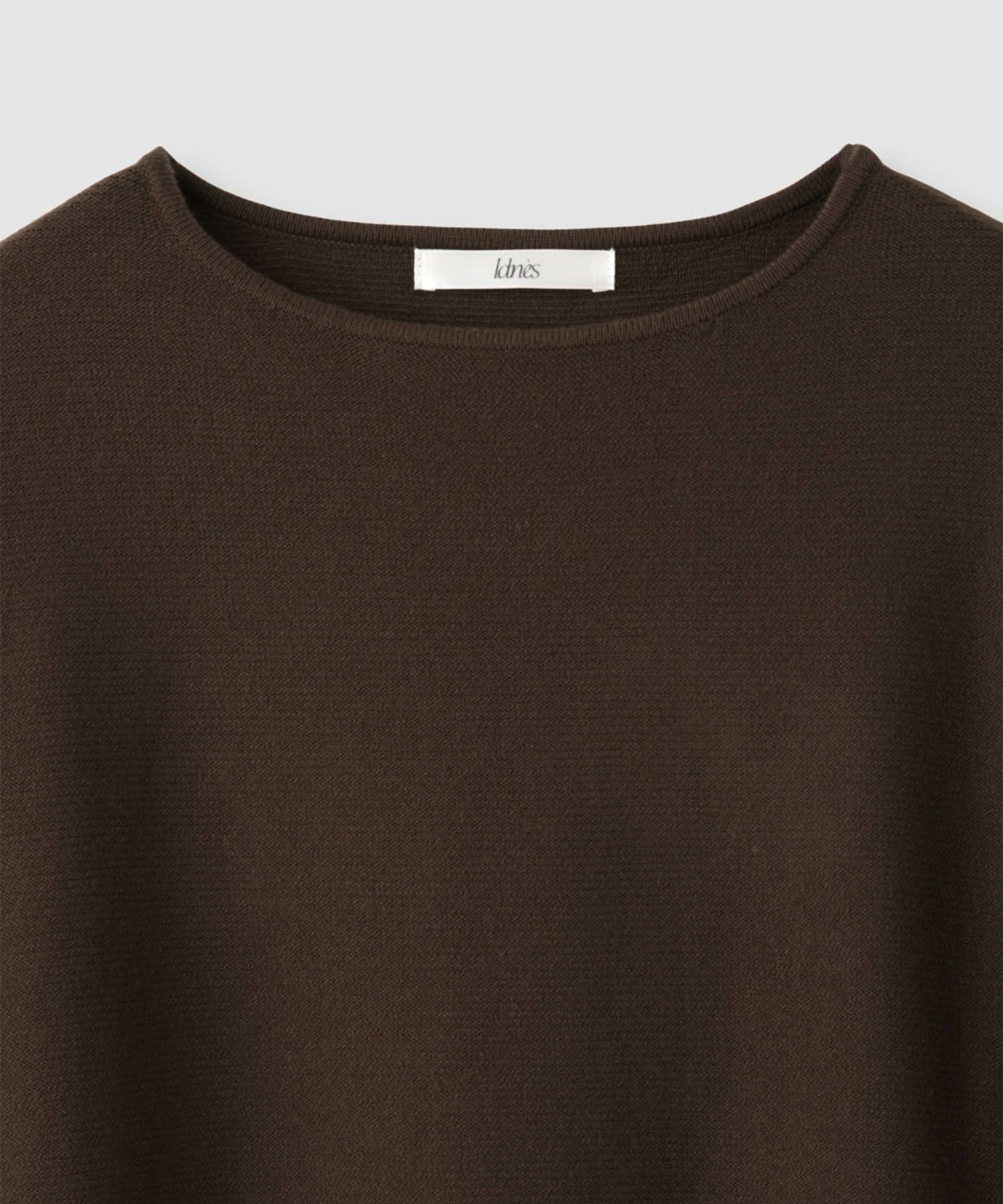 [さらに50%OFF]Idnes  横リブパールボタンニット レディース商品画像-25