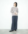 Idnes  襟プリーツドッキングニット レディース商品サムネイル-12