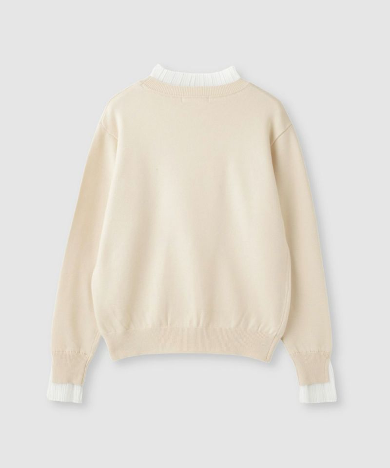 [値下げ]Idnes  襟プリーツドッキングニット レディース商品画像-20