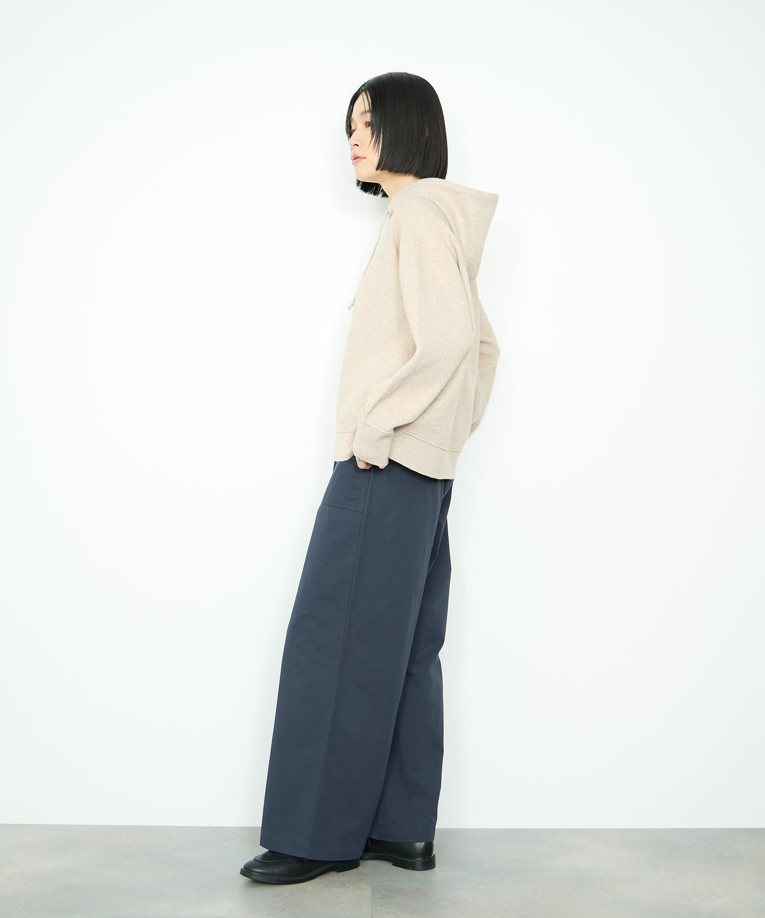 Idnes  フードニットパーカー レディース商品画像-10