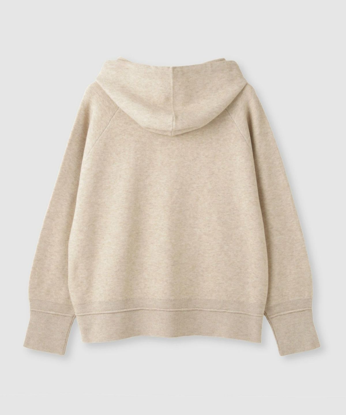 Idnes フードニットパーカー レディース