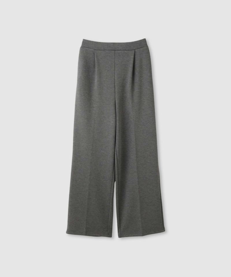 milli de l'air  パフィバック 裏フリースダンボールニット ワイドパンツ レディース商品画像-11