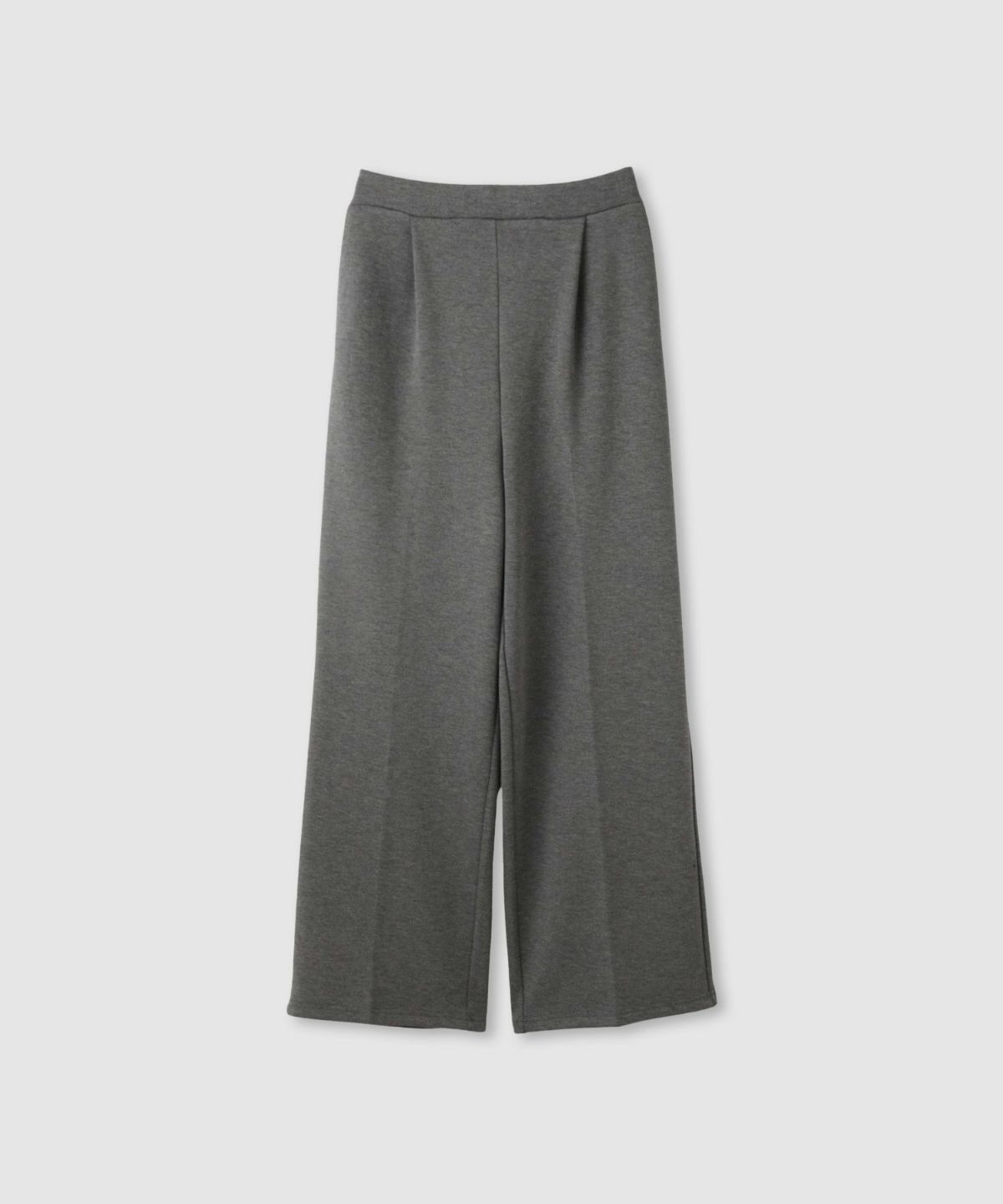 milli de l'air パフィバック 裏フリースダンボールニット ワイドパンツ レディース