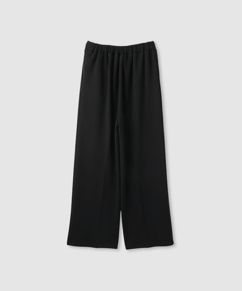 milli de l'air  パフィバック 裏フリースダンボールニット ワイドパンツ レディース商品画像-12