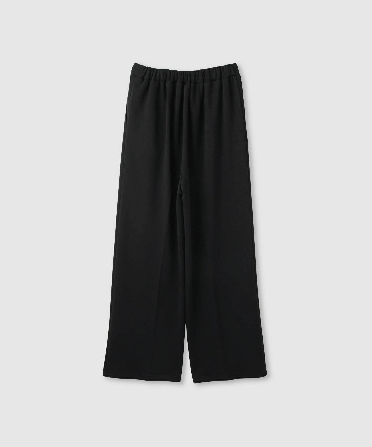 milli de l'air  パフィバック 裏フリースダンボールニット ワイドパンツ レディース商品画像-12