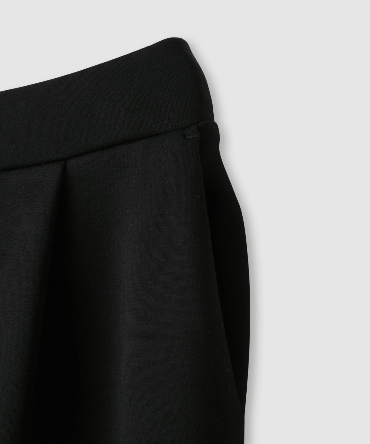 milli de l'air パフィバック 裏フリースダンボールニット ワイドパンツ レディース