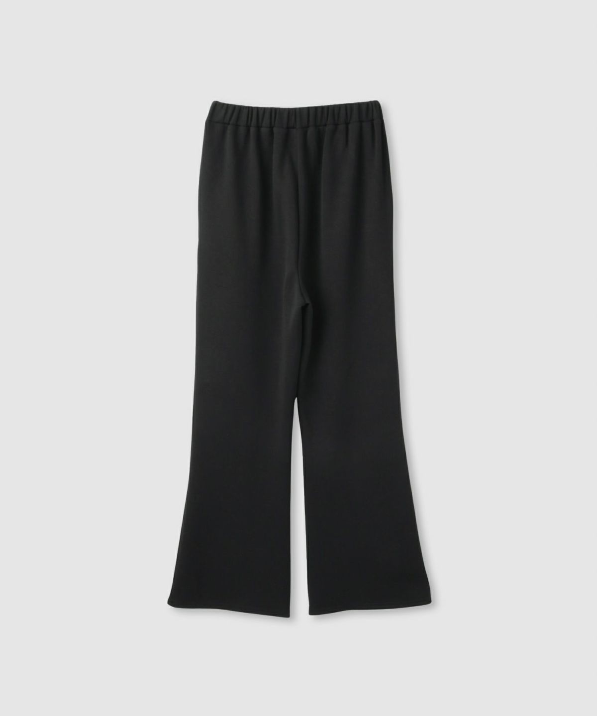 milli de l'air パフィバック 裏フリースダンボールニット フレアパンツ レディース