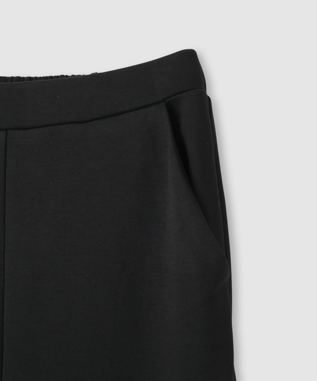 milli de l'air パフィバック 裏フリースダンボールニット フレアパンツ レディース