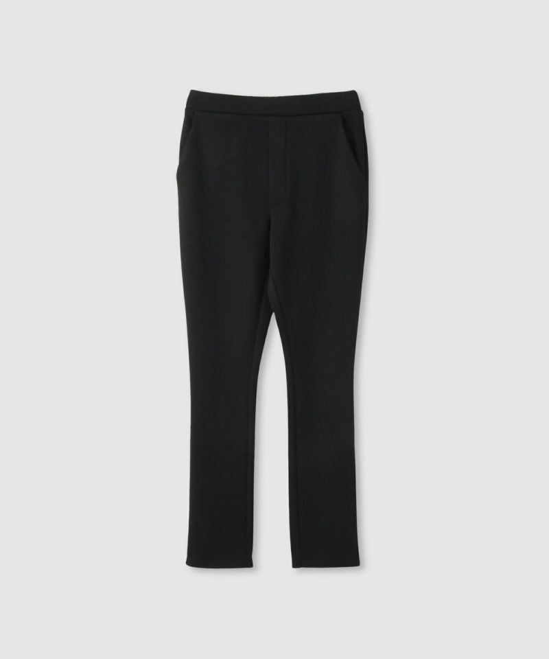 milli de l'air  パフィバック 裏フリースダンボールニット スリムパンツ レディース商品画像-9