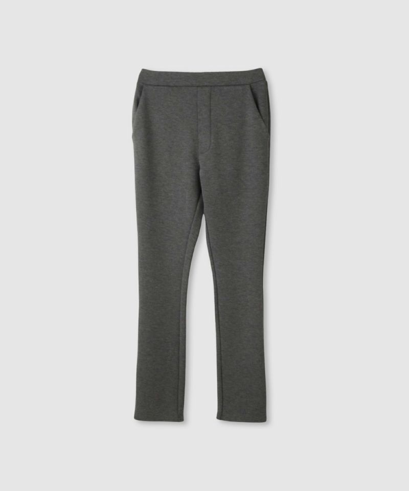 milli de l'air  パフィバック 裏フリースダンボールニット スリムパンツ レディース商品画像-10