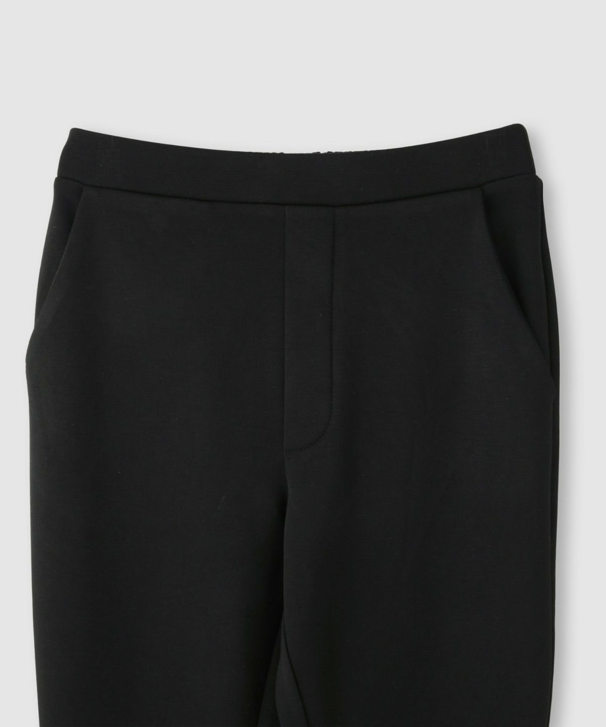 milli de l'air パフィバック 裏フリースダンボールニット スリムパンツ レディース