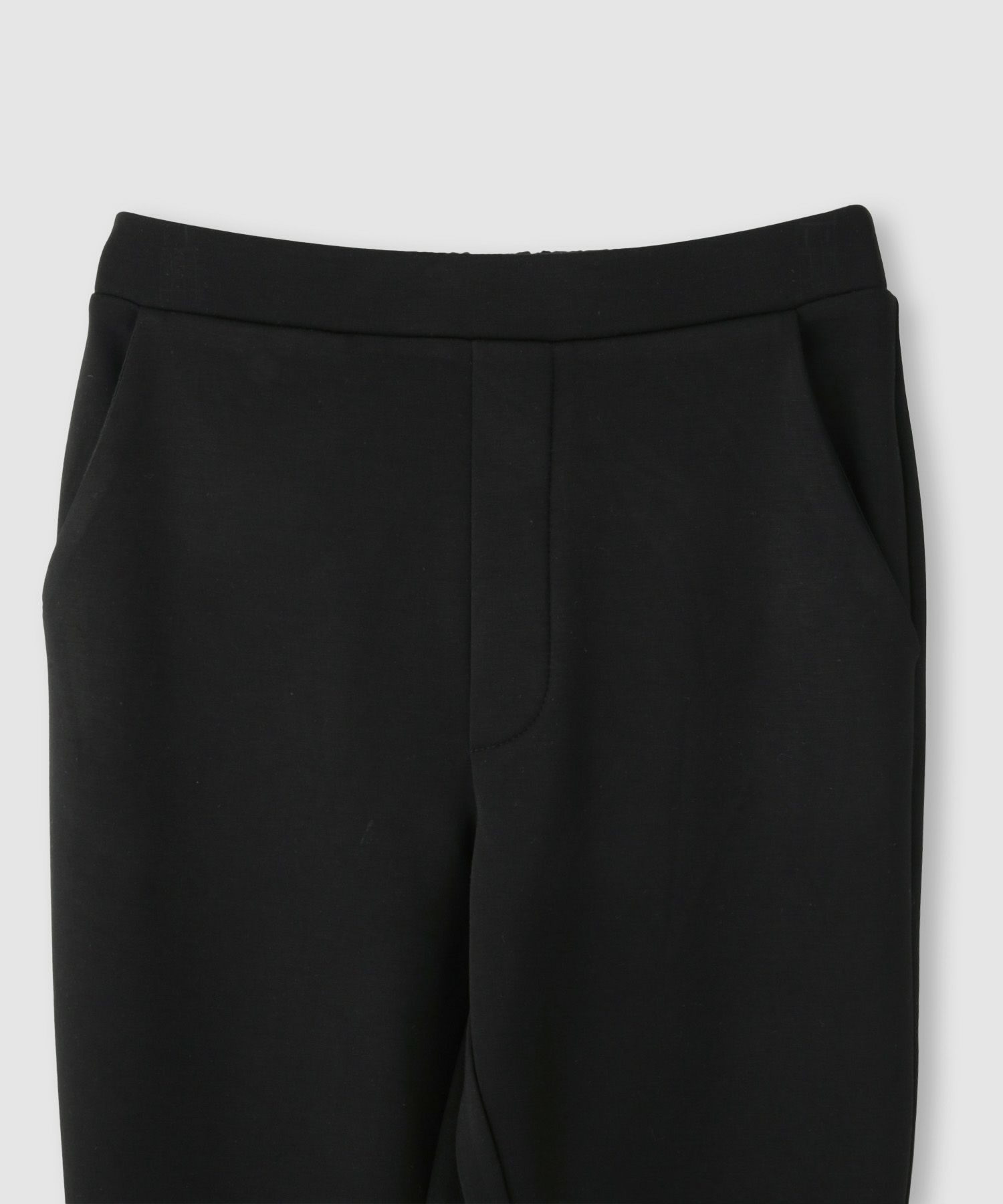 milli de l'air パフィバック 裏フリースダンボールニット スリムパンツ レディース