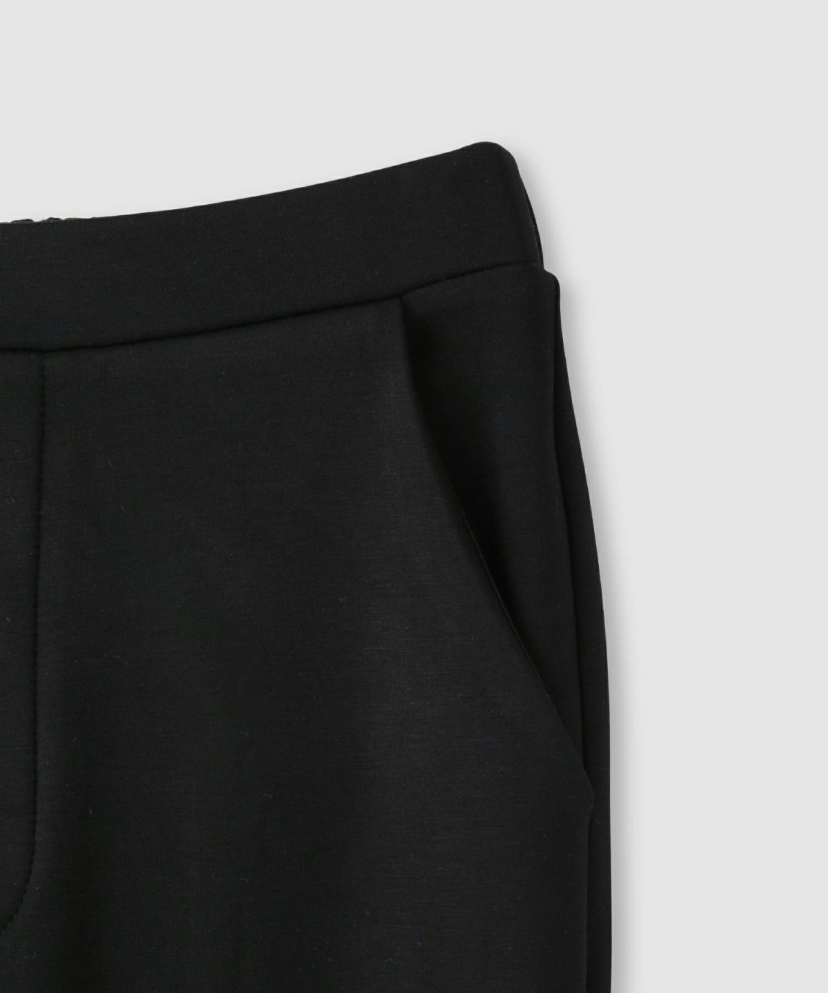 milli de l'air パフィバック 裏フリースダンボールニット スリムパンツ レディース