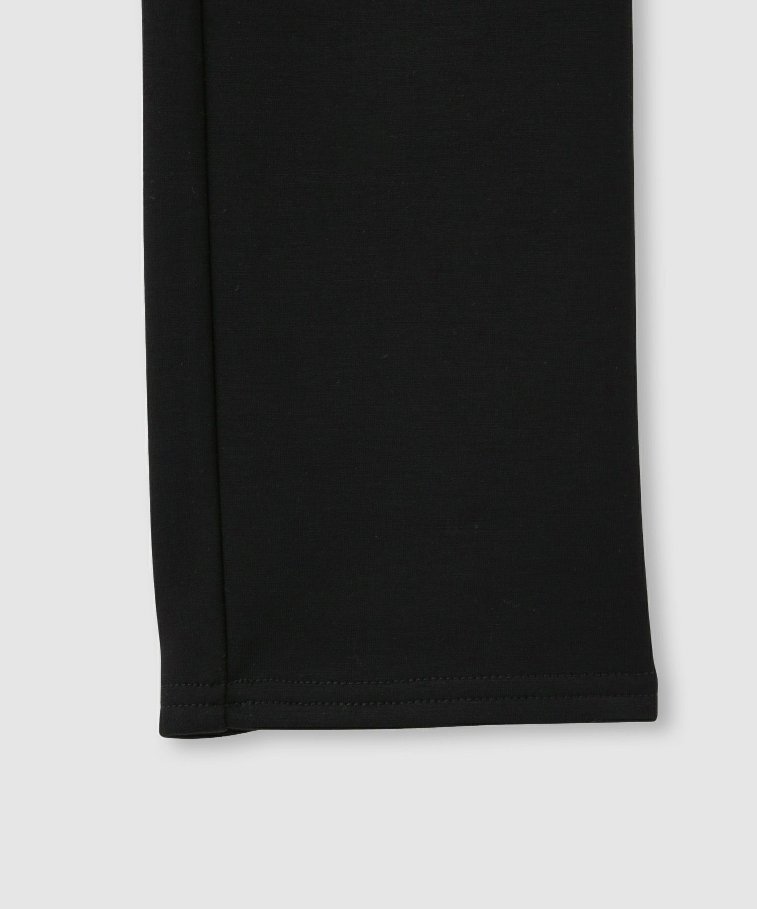 milli de l'air パフィバック 裏フリースダンボールニット スリムパンツ レディース