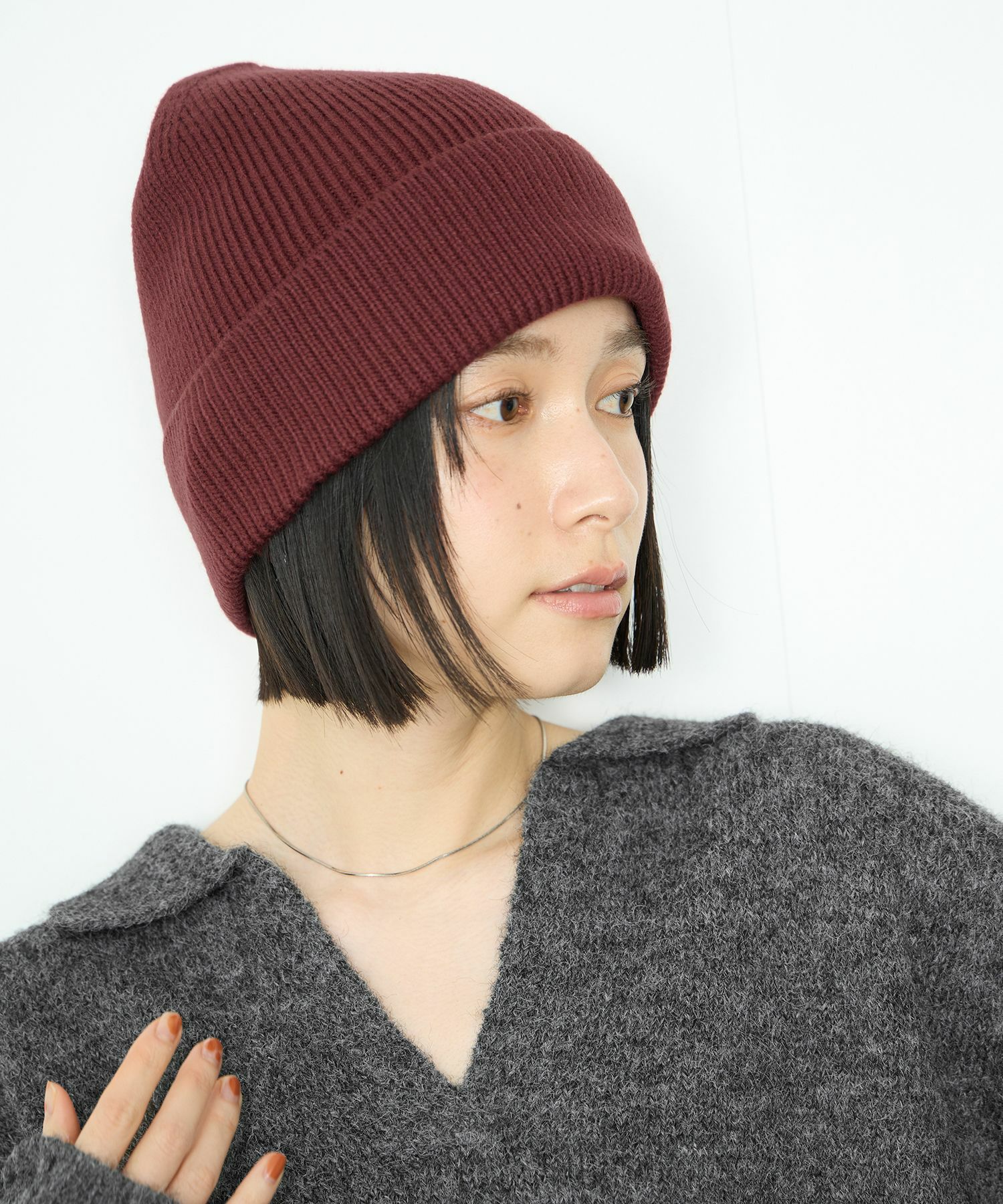 Idnes ニットビーニー レディース