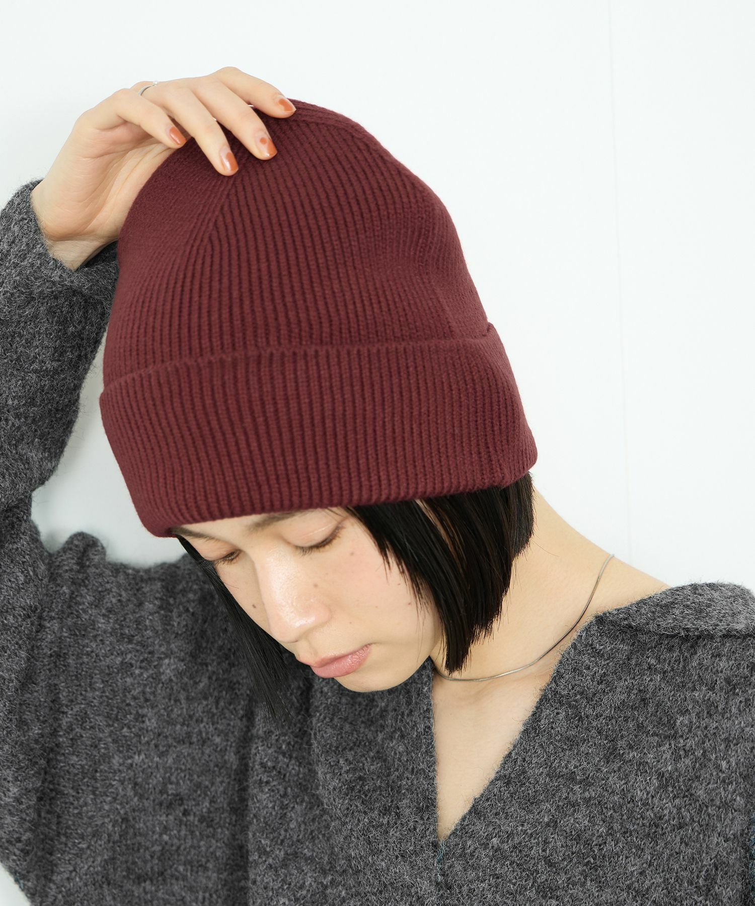 Idnes ニットビーニー レディース