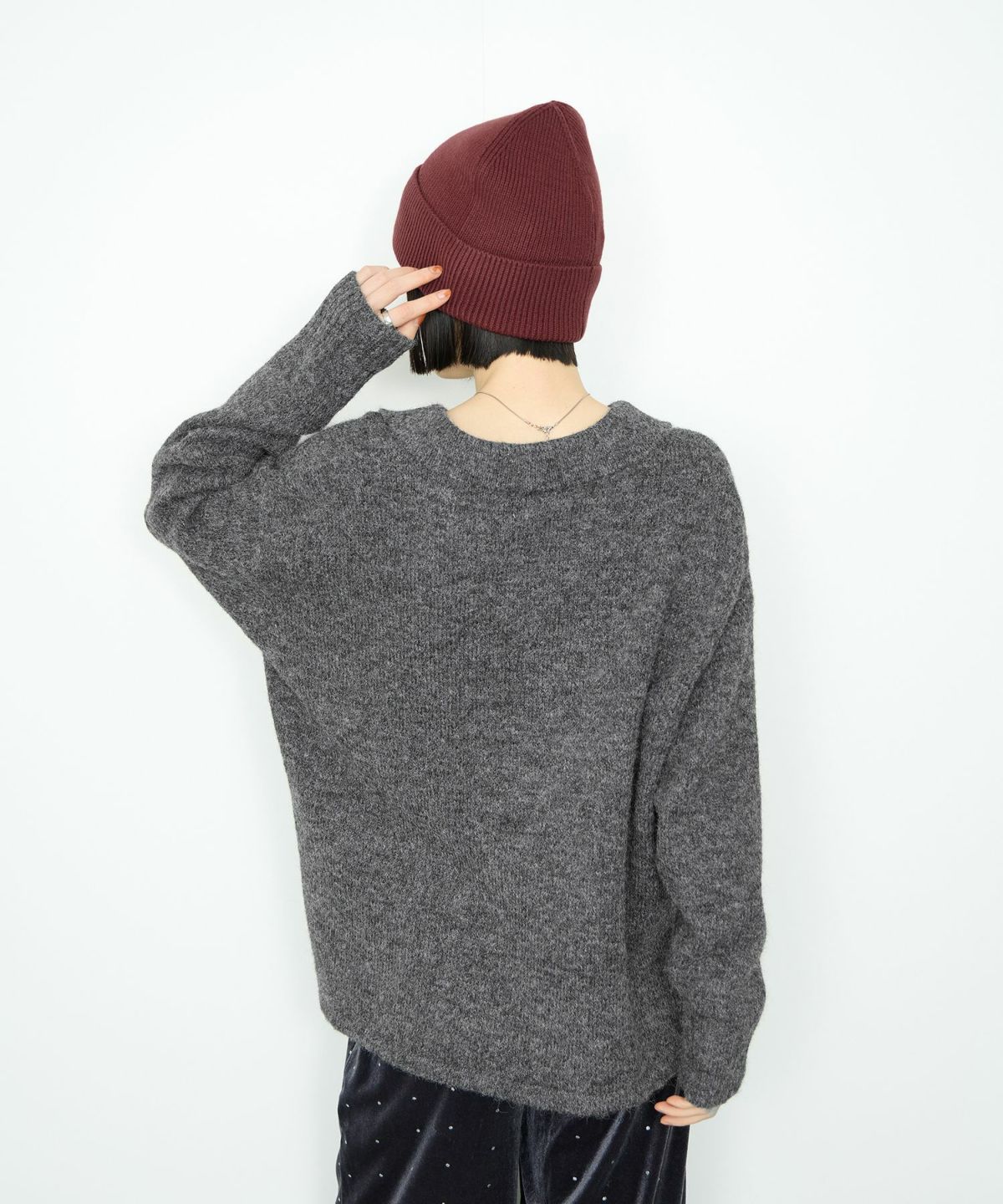 Idnes ニットビーニー レディース