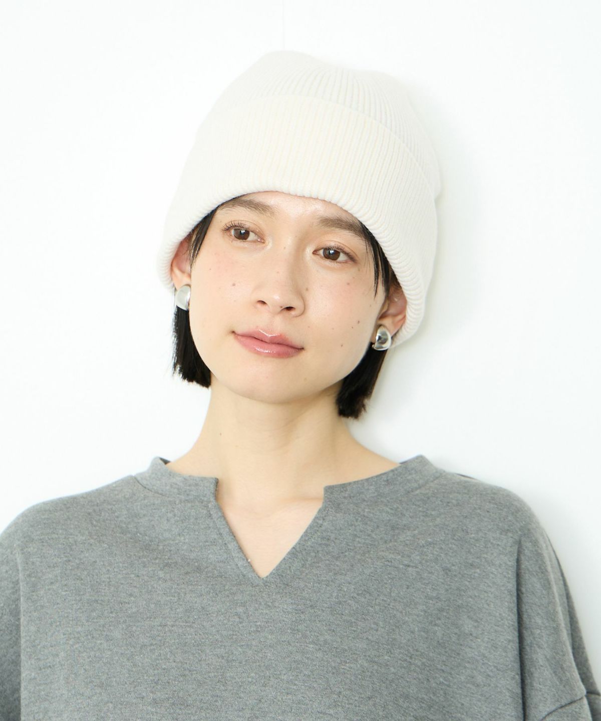 Idnes ニットビーニー レディース