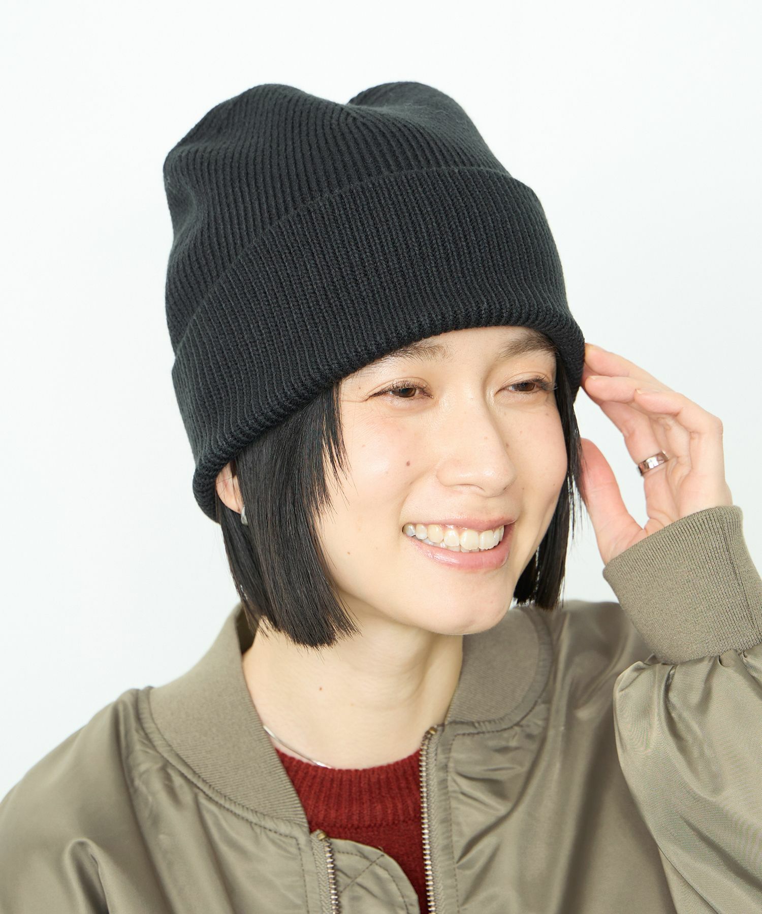 Idnes ニットビーニー レディース
