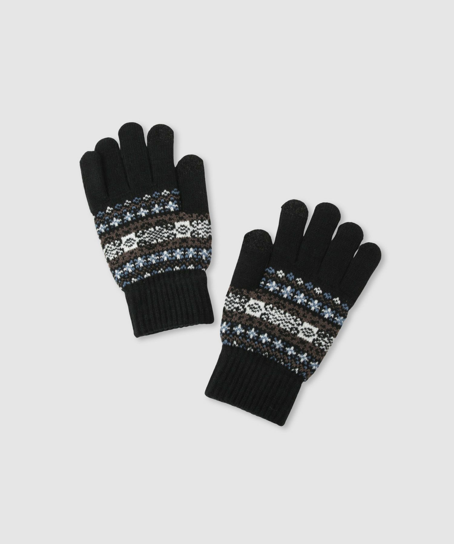 スマホタッチ手袋 柄 レディース商品画像-1