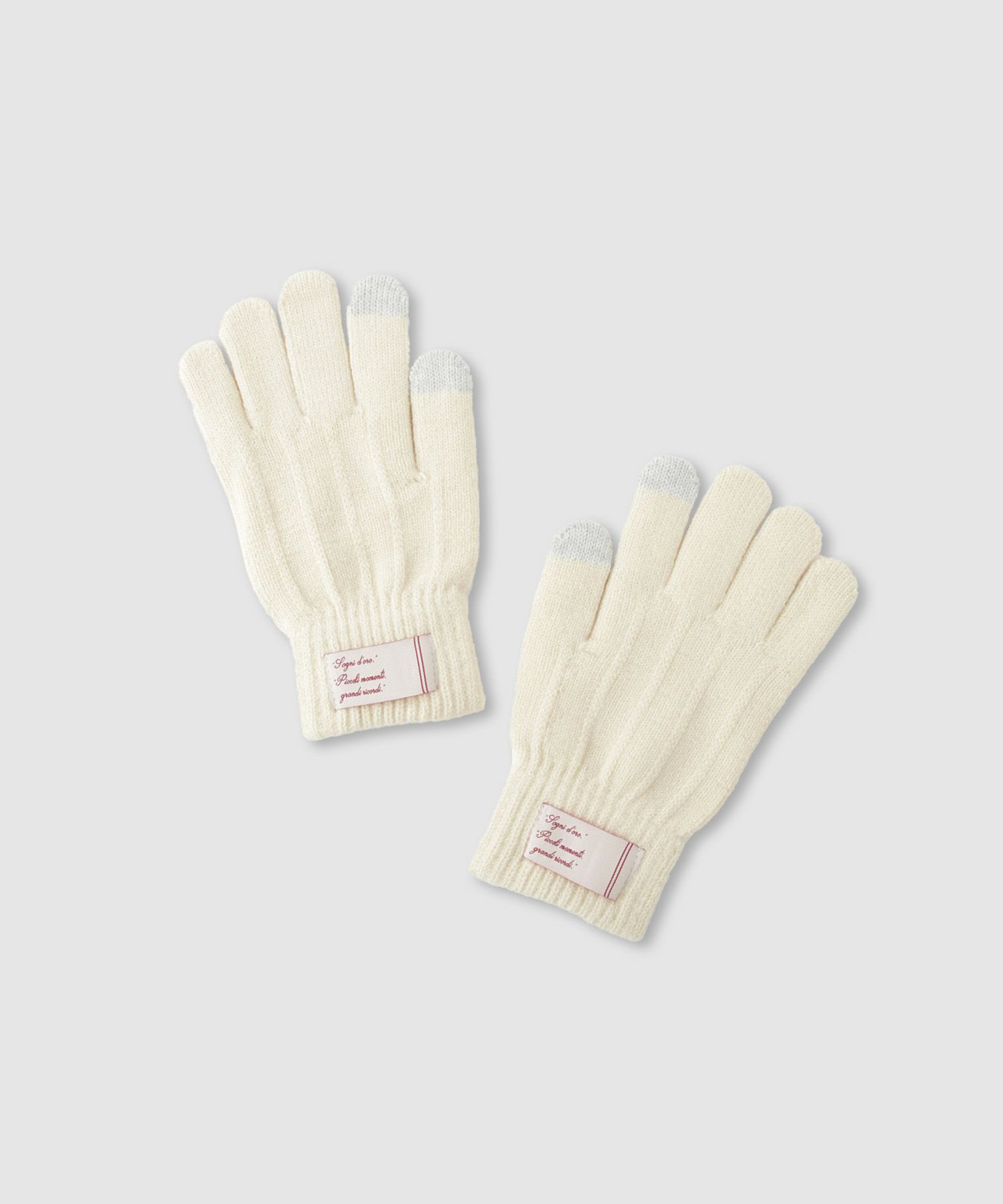 スマホタッチ手袋 無地 レディース商品画像-2