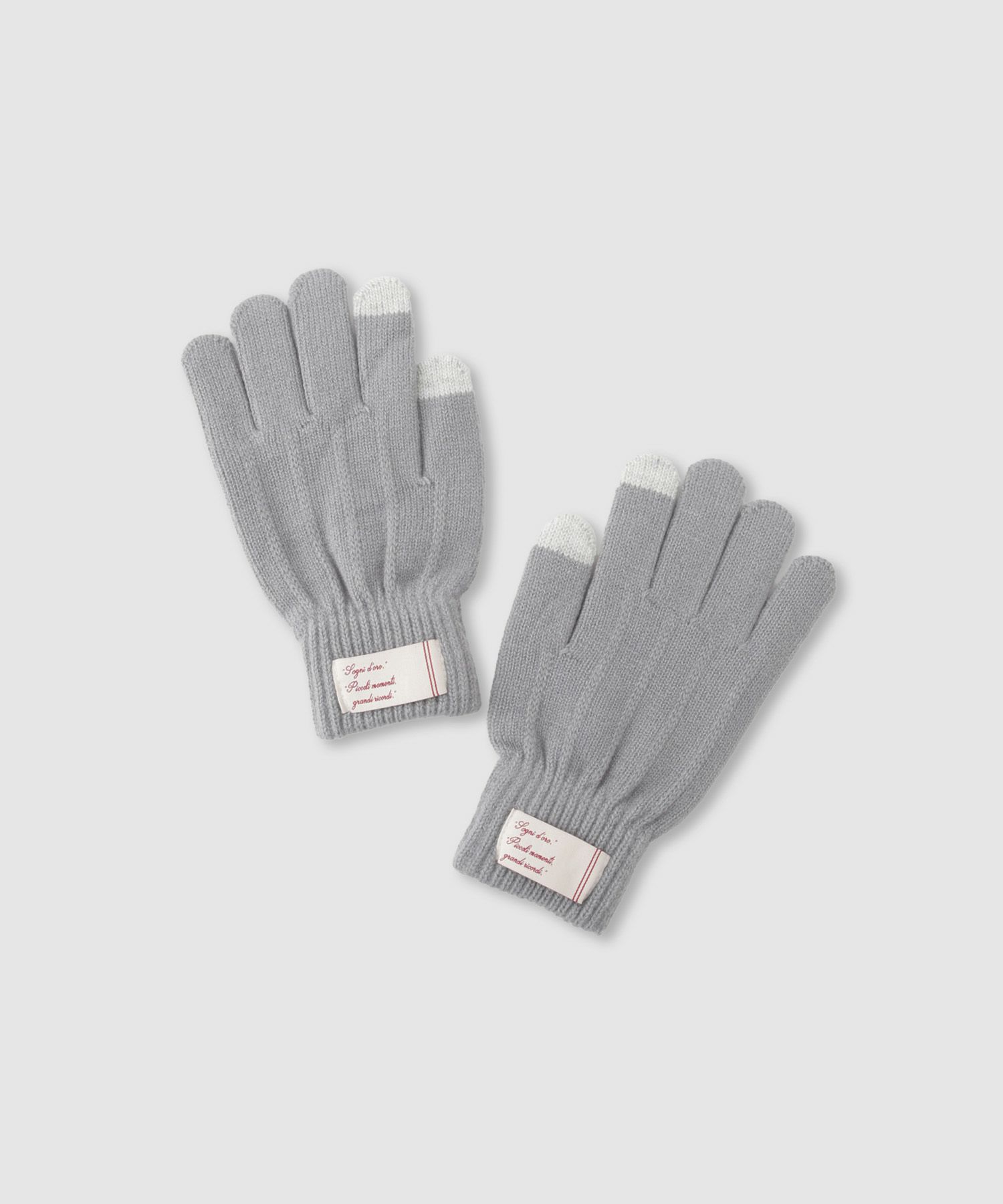 スマホタッチ手袋 無地 レディース