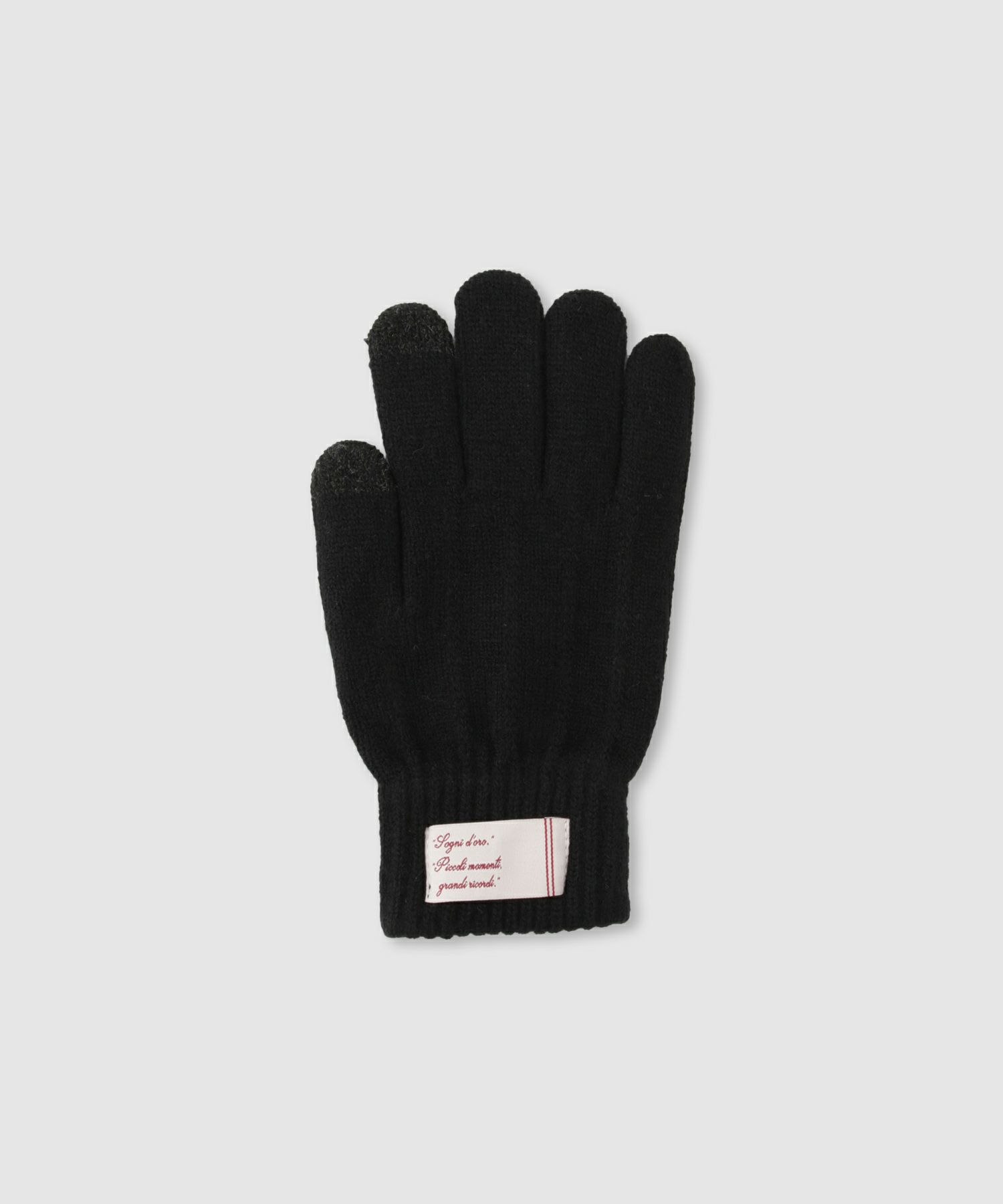 スマホタッチ手袋 無地 レディース