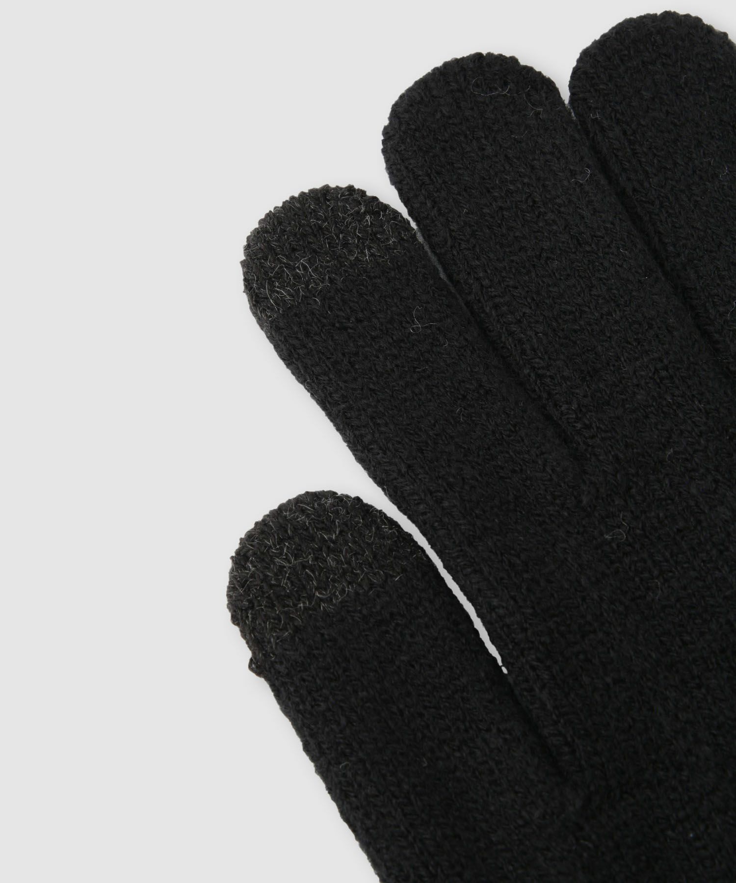 スマホタッチ手袋 無地 レディース