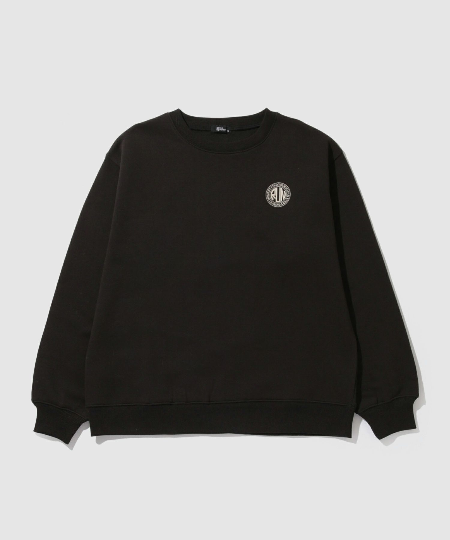 Real Standard 裏起毛プリントトレーナー メンズ