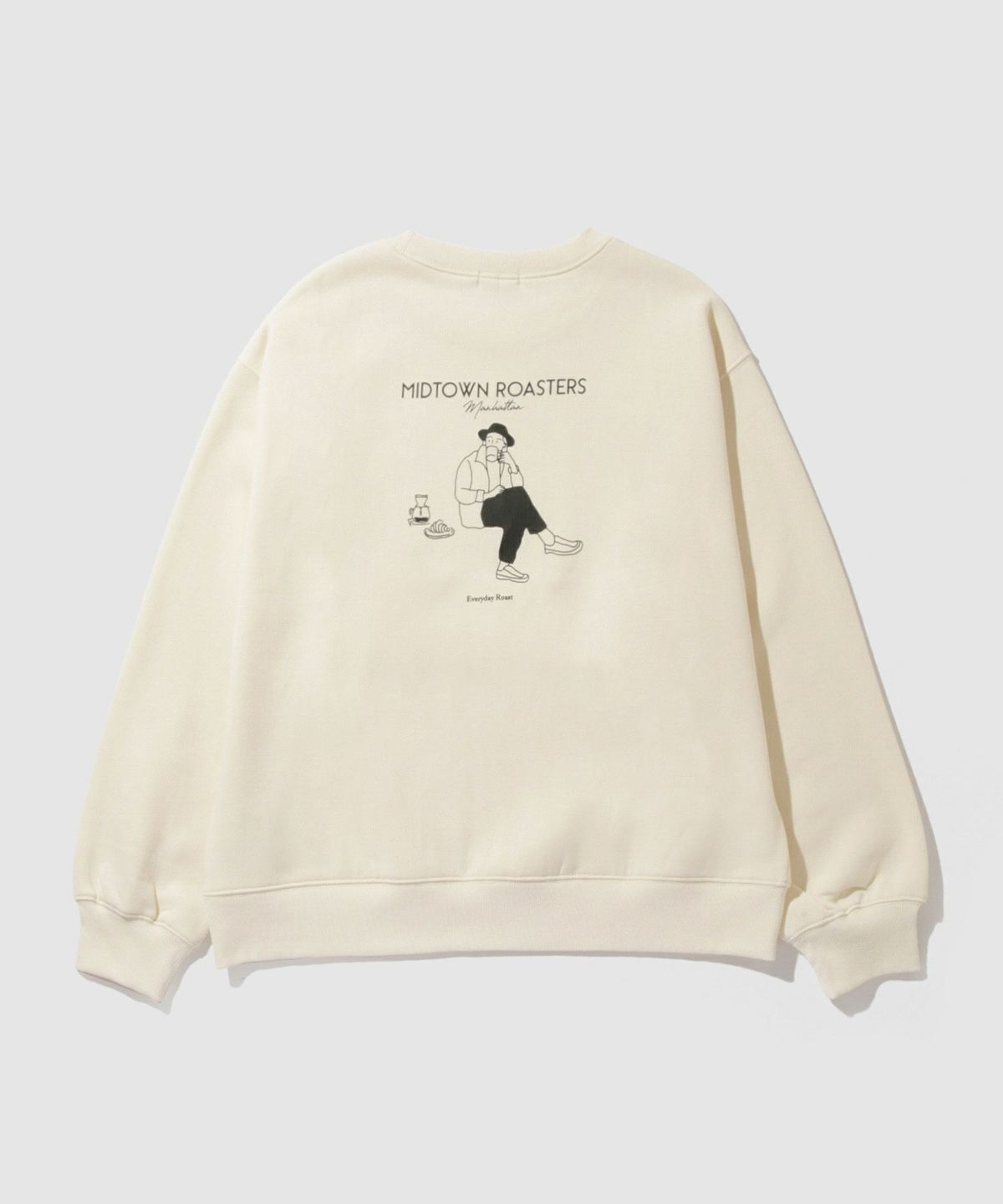 Real Standard 裏起毛プリントトレーナー メンズ