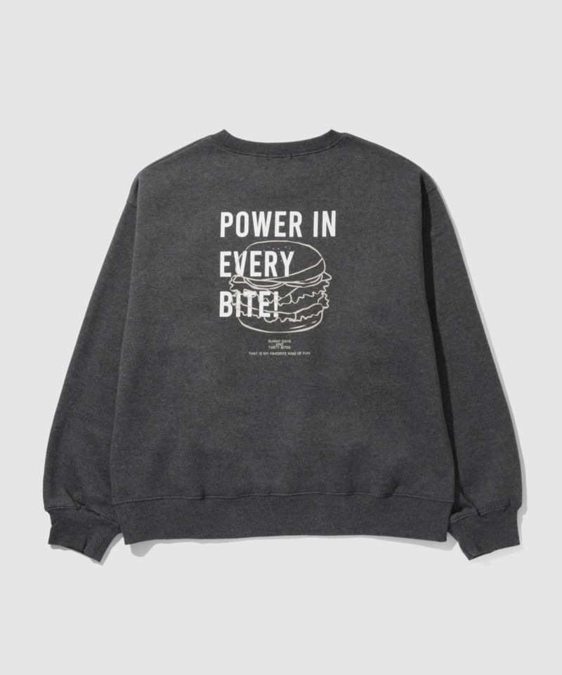 Real Standard  裏起毛プリントトレーナー メンズ商品画像-2