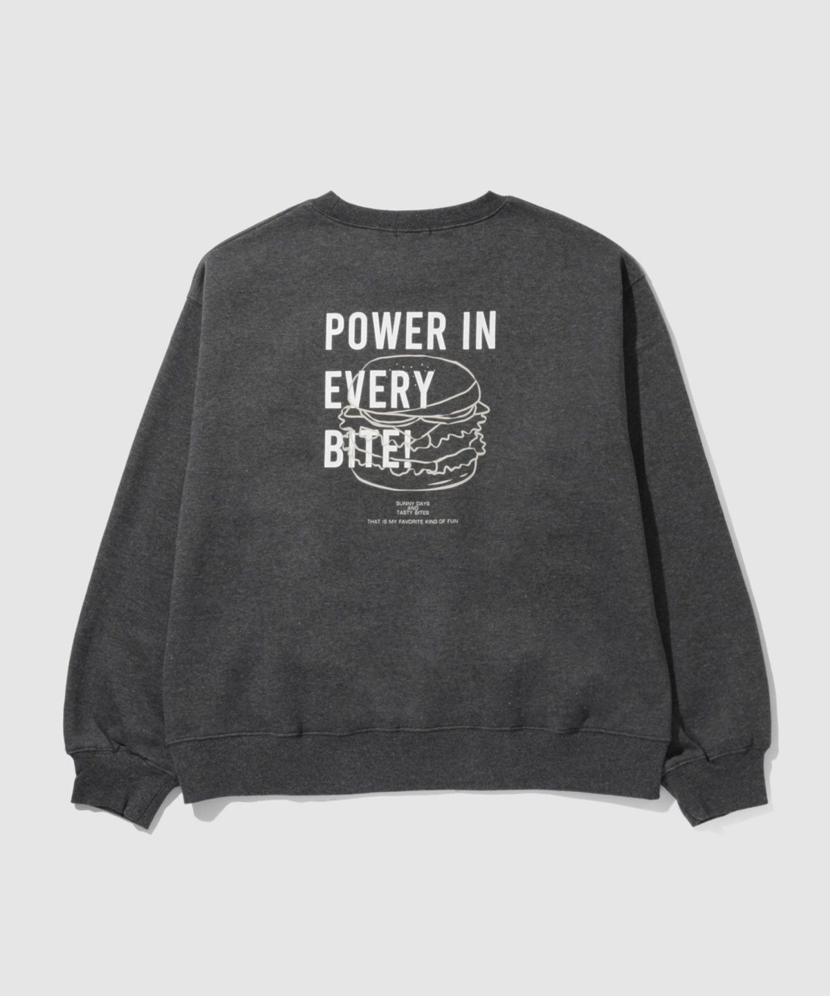 Real Standard 裏起毛プリントトレーナー メンズ