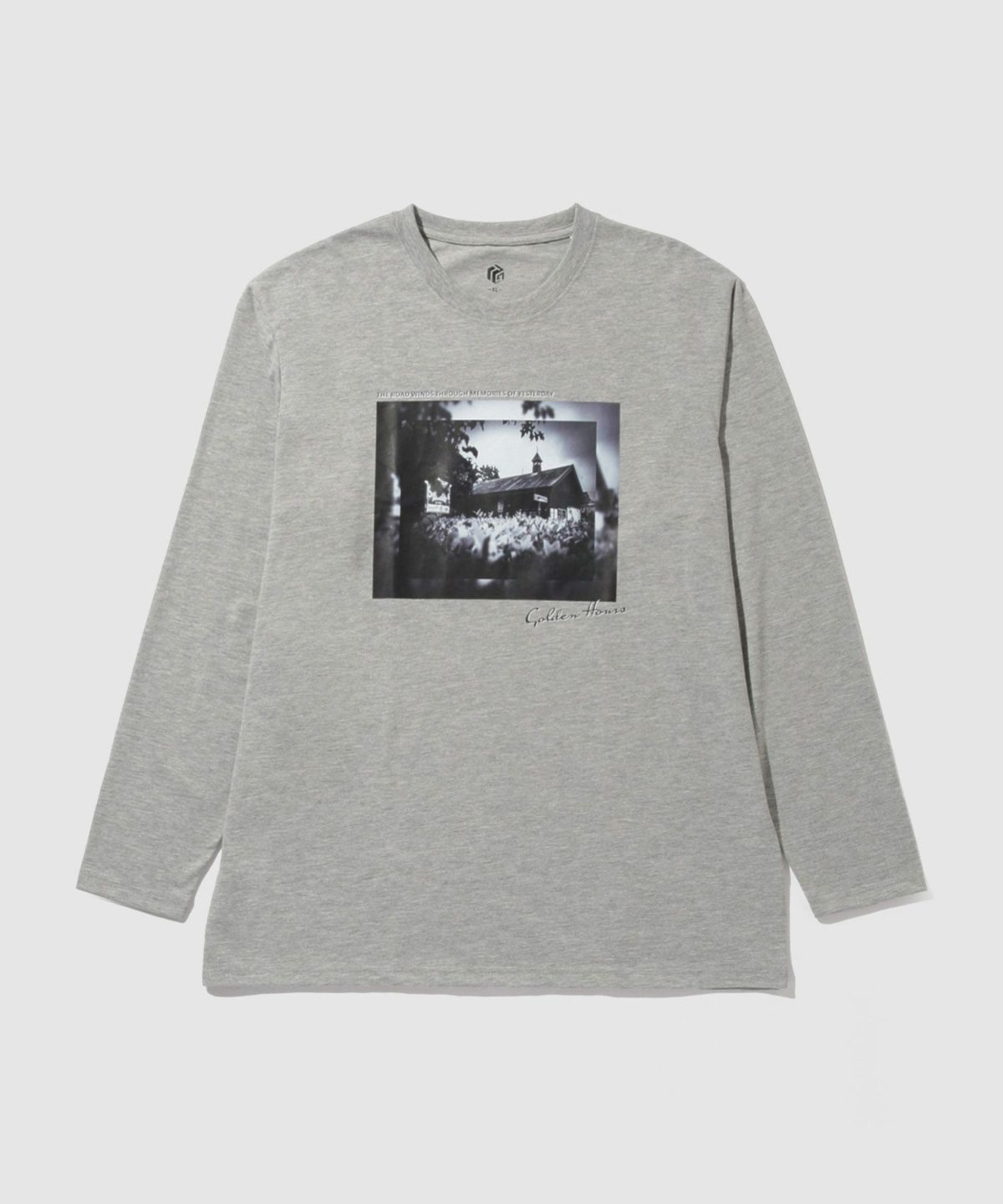 T-GRAPHICS フォトプリント長袖Tシャツ メンズ