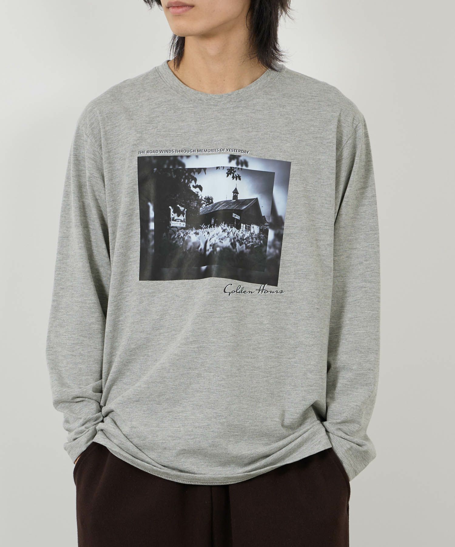 T-GRAPHICS  フォトプリント長袖Tシャツ メンズ商品サムネイル-3