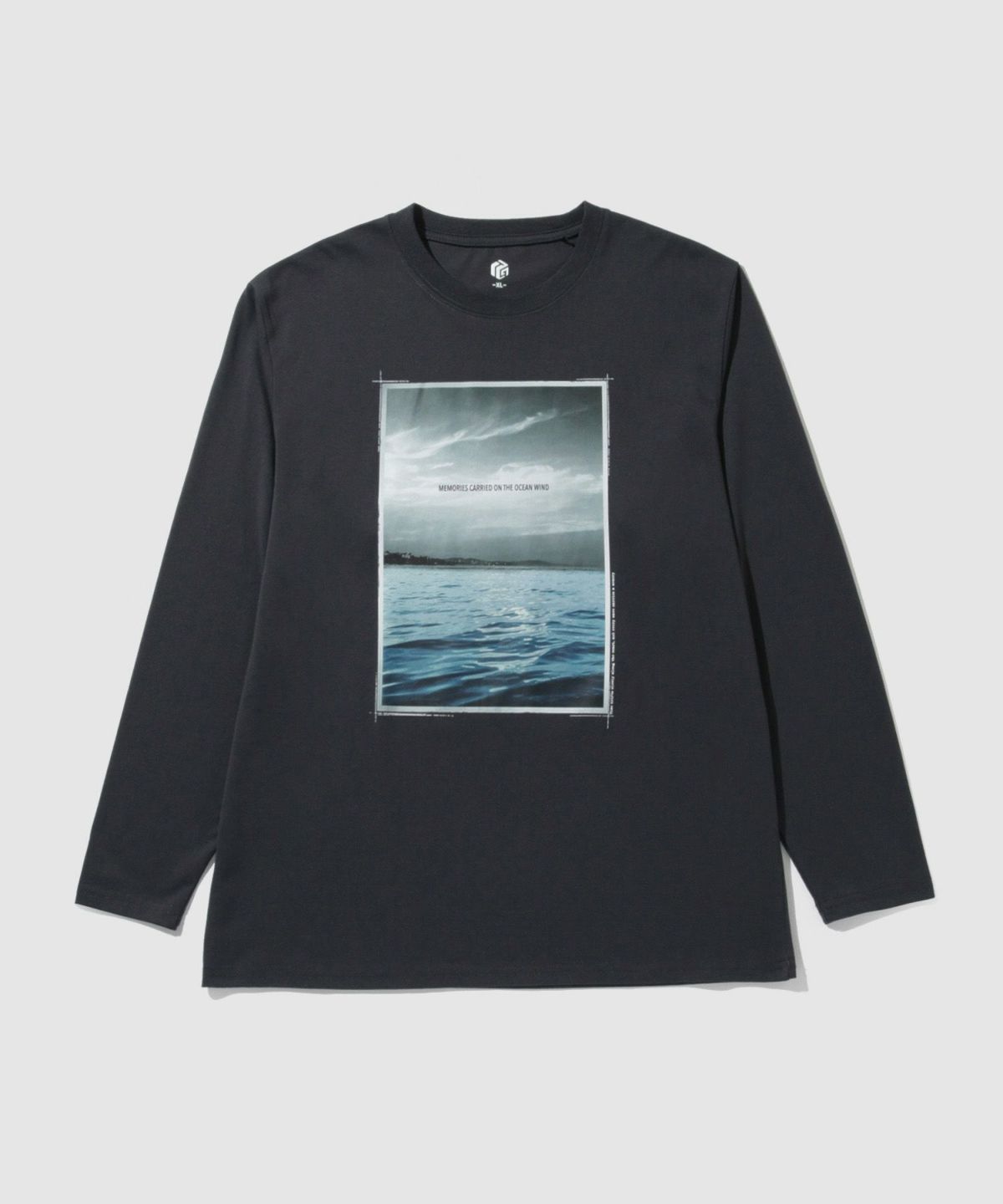 T-GRAPHICS フォトプリント長袖Tシャツ メンズ