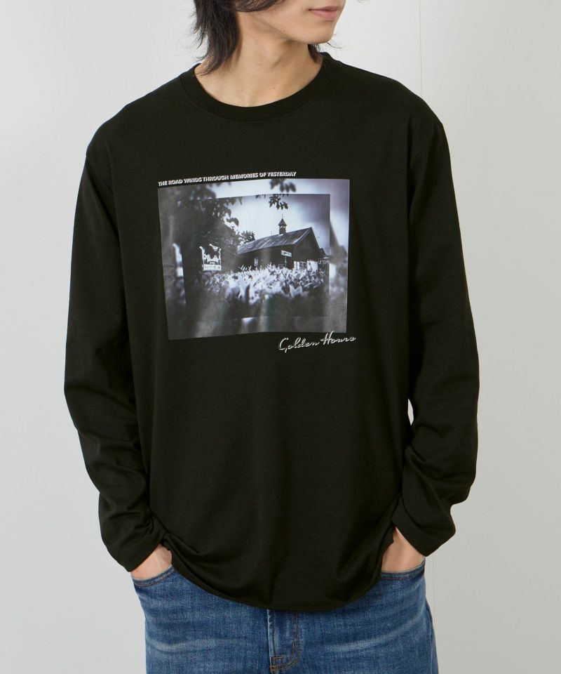 T-GRAPHICS  フォトプリント長袖Tシャツ メンズ商品画像-7